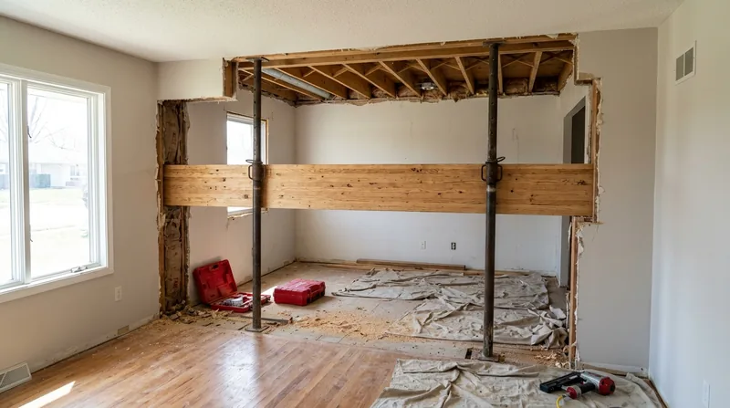 Beam Replacement & Load-Bearing Wall Removal Des Moines
